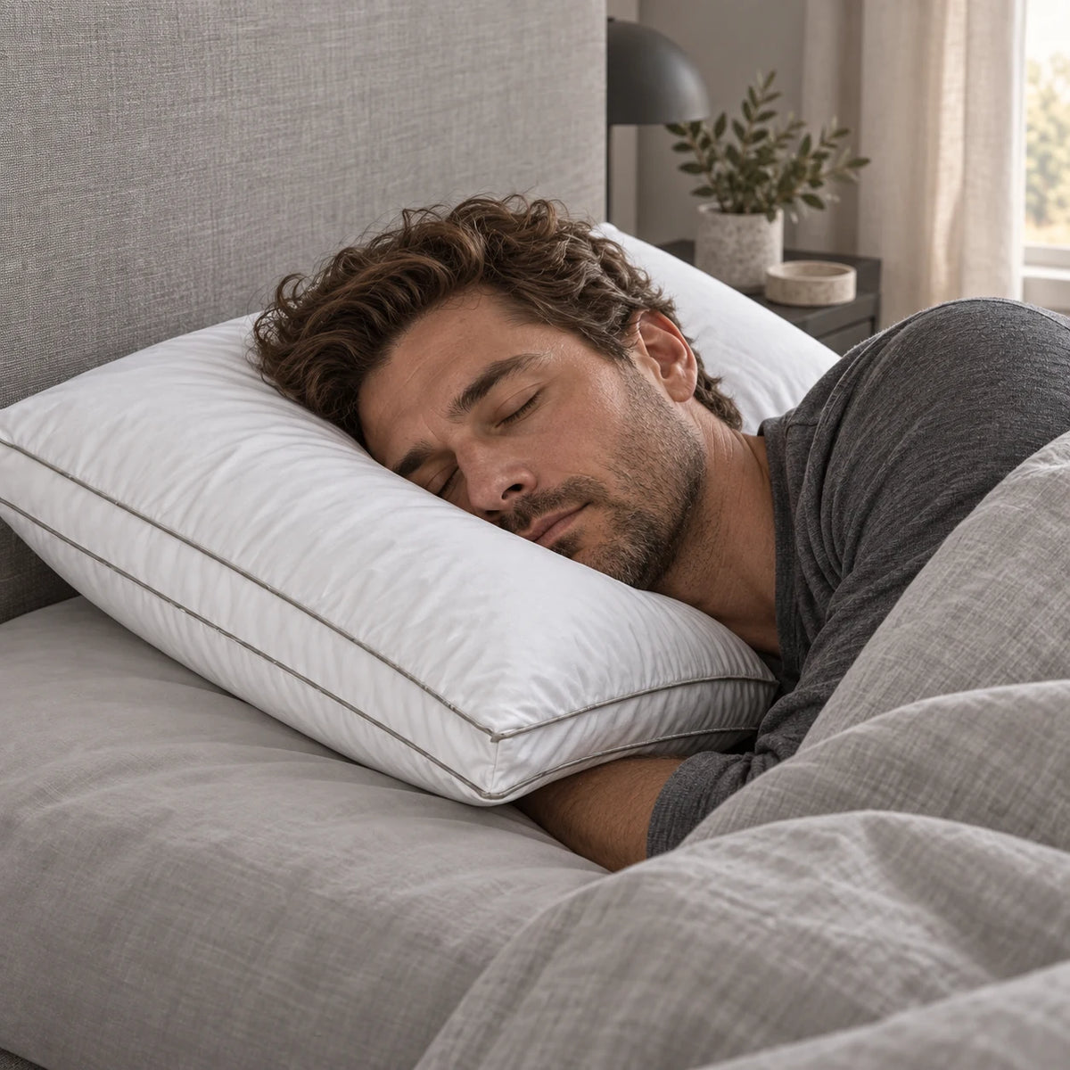 Mr. Pillow Kanguru yastık yatak odası görünümü