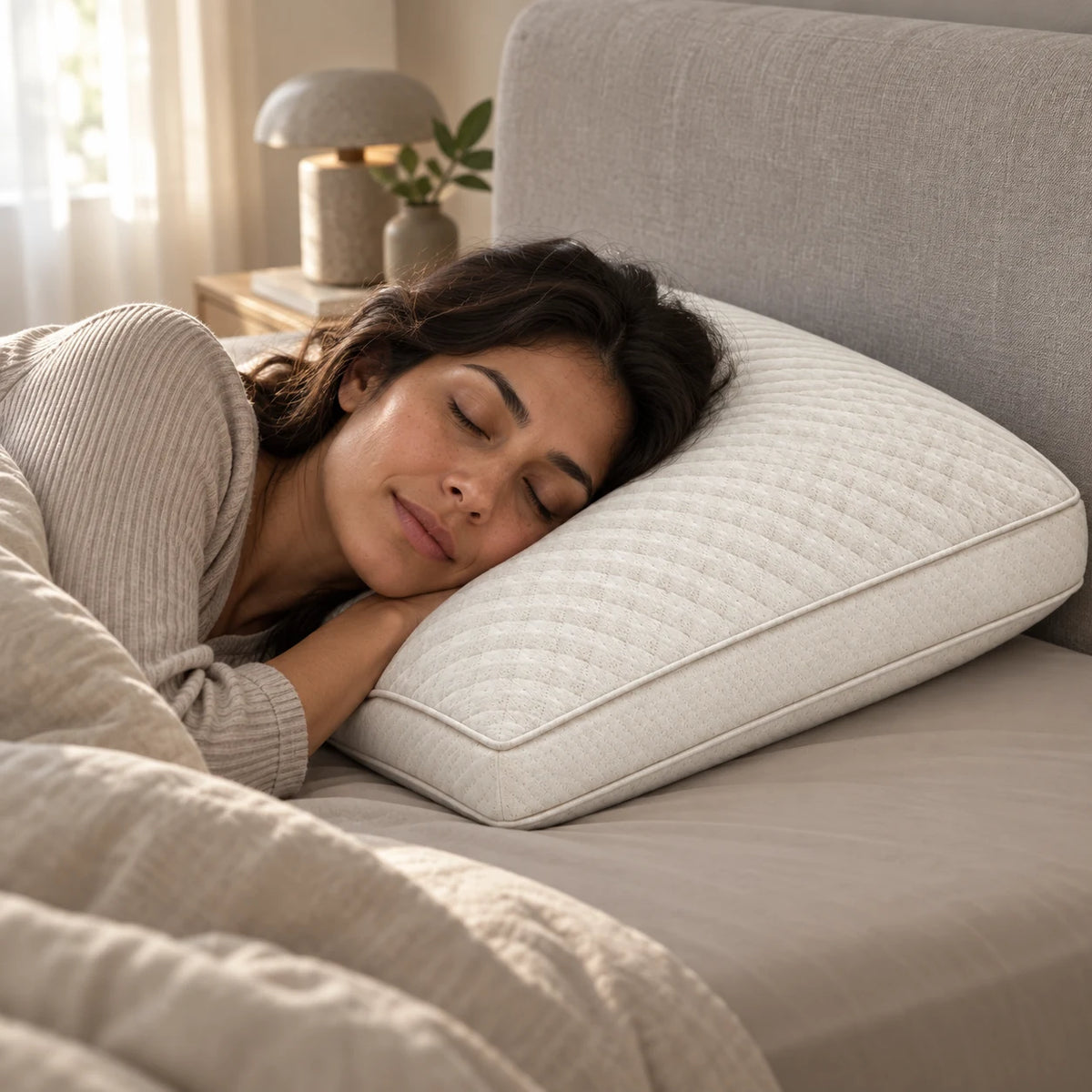 Mr. Pillow Kollagen Visco yastık yatak odası görünümü