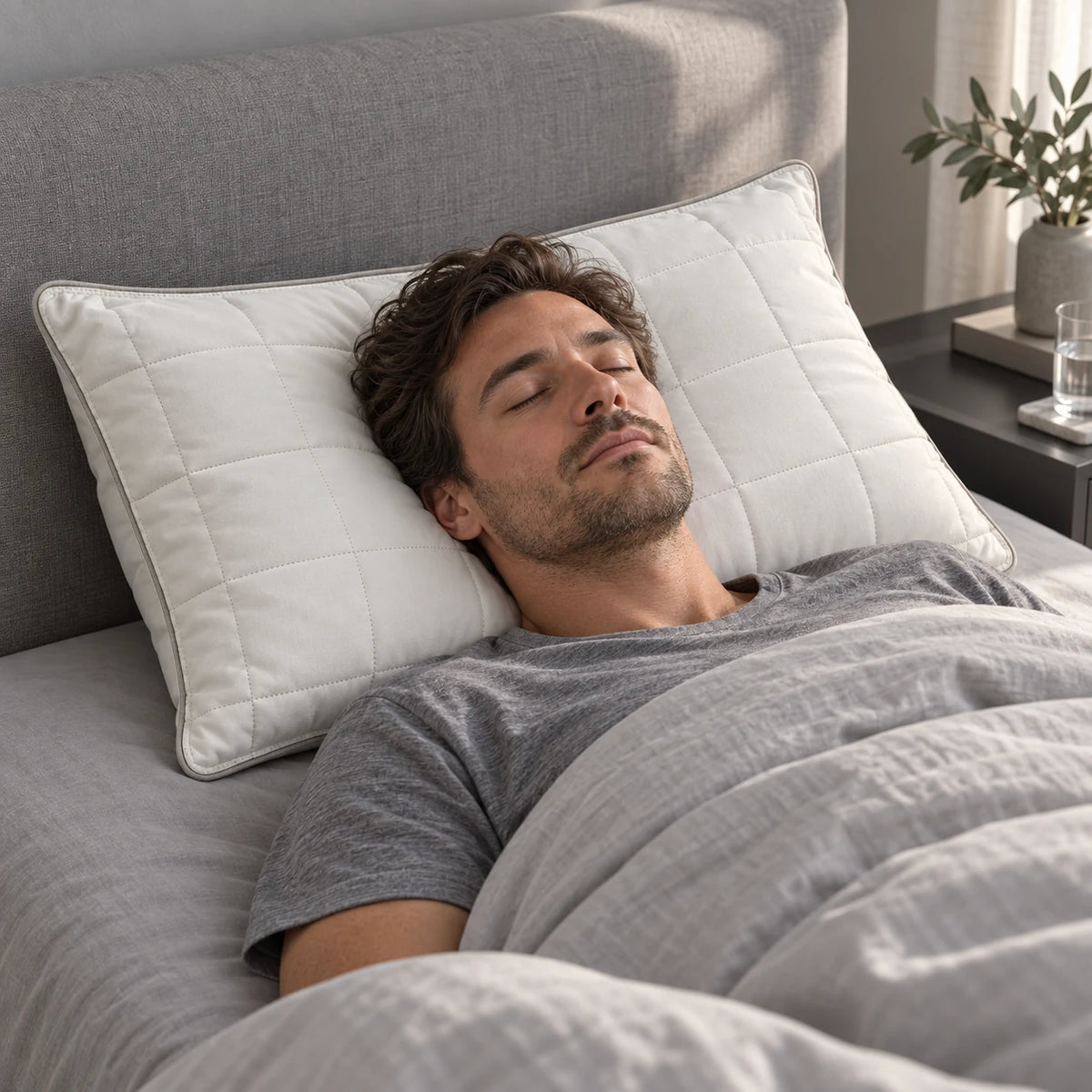 Mr. Pillow Pamuk yastık yatak odası görünümü