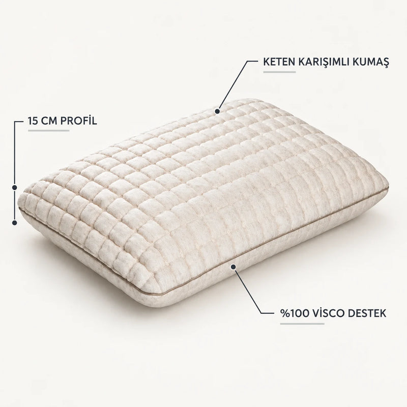 Mr. Pillow Visco Keten yastığın alternatif ürün görünümü